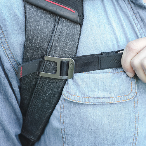 픽디자인 백팩 가슴 스트랩 애쉬