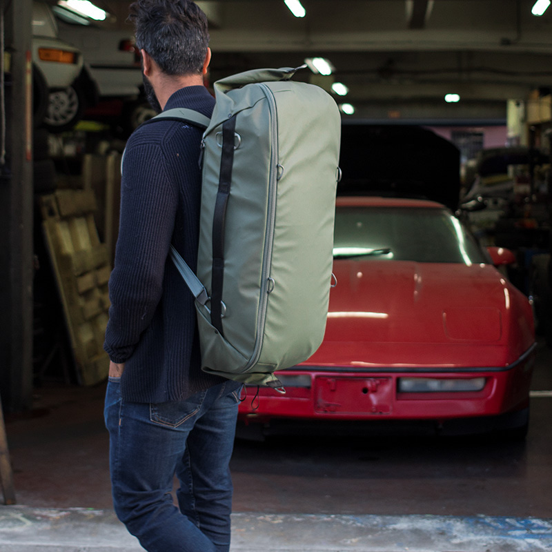 픽디자인 트래블 더플 팩 65L 세이지