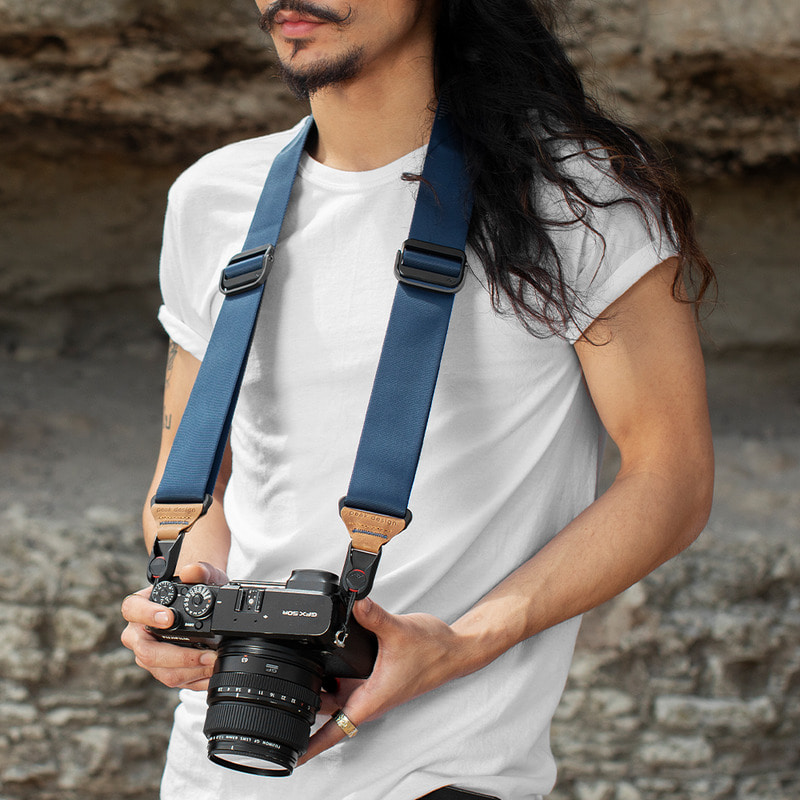 픽디자인 슬라이드 카메라스트랩 네이비