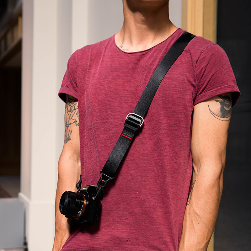 픽디자인 슬라이드라이트 카메라스트랩 블랙