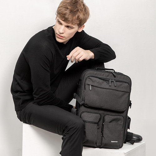 매틴 백팩 클레버 280 (차콜/브라운)