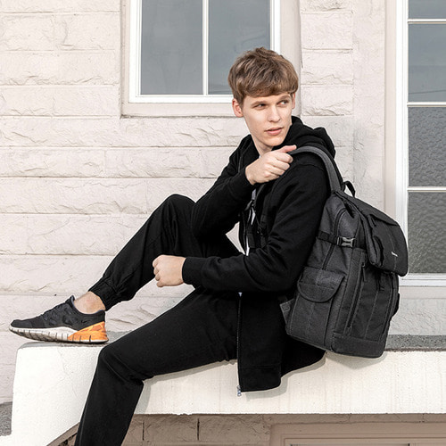 매틴 백팩 클레버 220 (차콜/브라운)