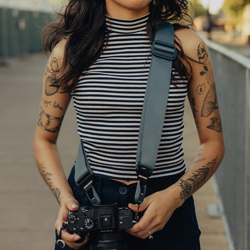 픽디자인 슬라이드 카메라스트랩 오션